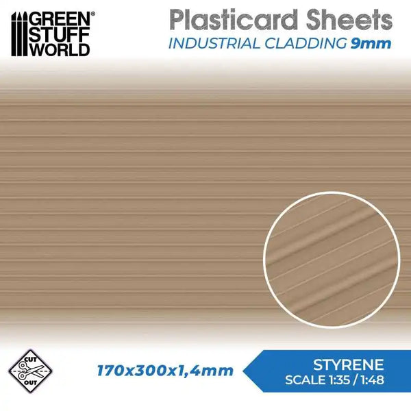Plasticard Industriële bekleding Structuurplaat 9 mm 5061