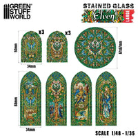 Elven Stained Glass - Large 5126