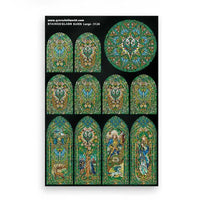Elven Stained Glass - Large 5126