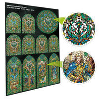 Elven Stained Glass - Large 5126