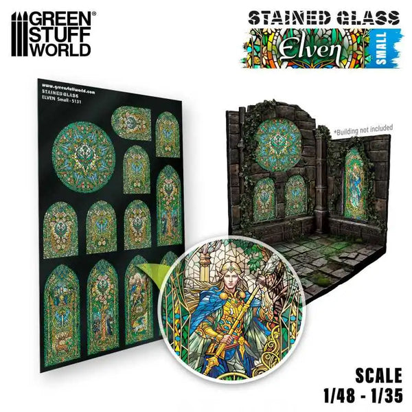 Elven Stained Glass - Small 5131