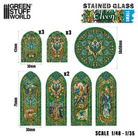 Elven Stained Glass - Small 5131
