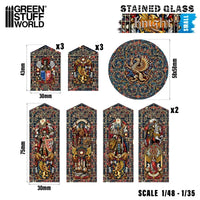 Knight Stained Glass - Small 5132