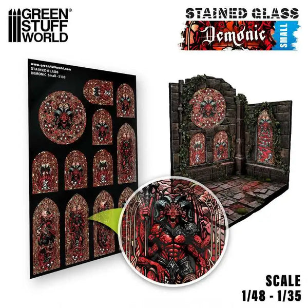 Demonic Stained Glass - Small 5133