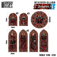 Demonic Stained Glass - Small 5133