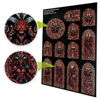 Demonic Stained Glass - Small 5133