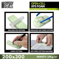Open-Cell XPS Foam 6 mm 200x300 5392