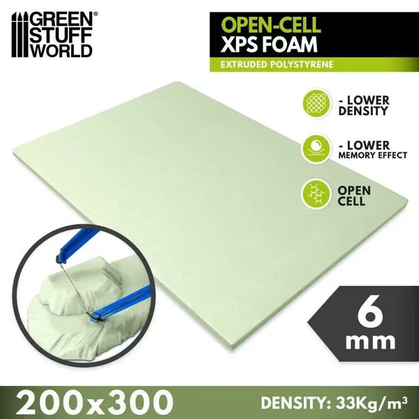 Open-Cell XPS Foam 6 mm 200x300 5392