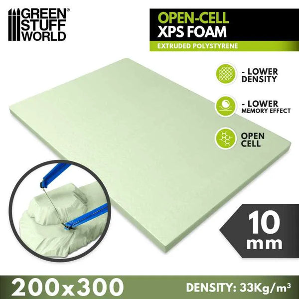 Open-Cell XPS Foam 10 mm 200x300 5393