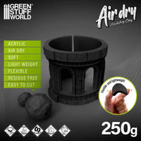 Air Dry Foam Clay 250gr. - Black 5716