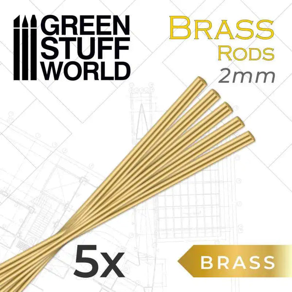 Pinning Brass Rods 2 mm 9333