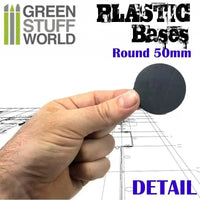 Plastic Bases - Round 50 mm 5 stuks 9824