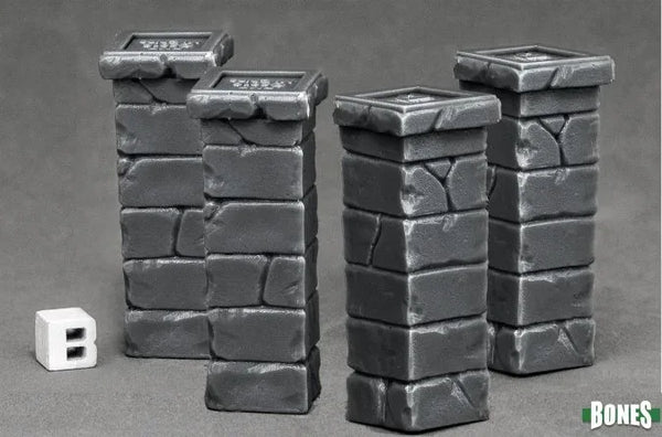 Graveyard Fence Posts (4) 77531