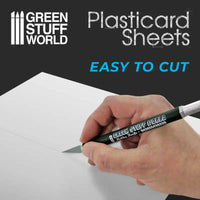 Plasticard A4 Polystyrol 0'25 mm COMBOx5 Platten 6704