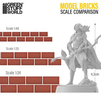 Miniature Bricks - Red x2000 1:35 9207