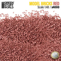 Miniature Bricks - Red x4000 1:48 9212