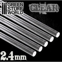 Acrylic Rods - Round 2.4 mm CLEAR 9256