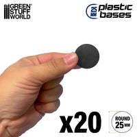 Plastic Bases - Round 25 mm 20 stuks 9821