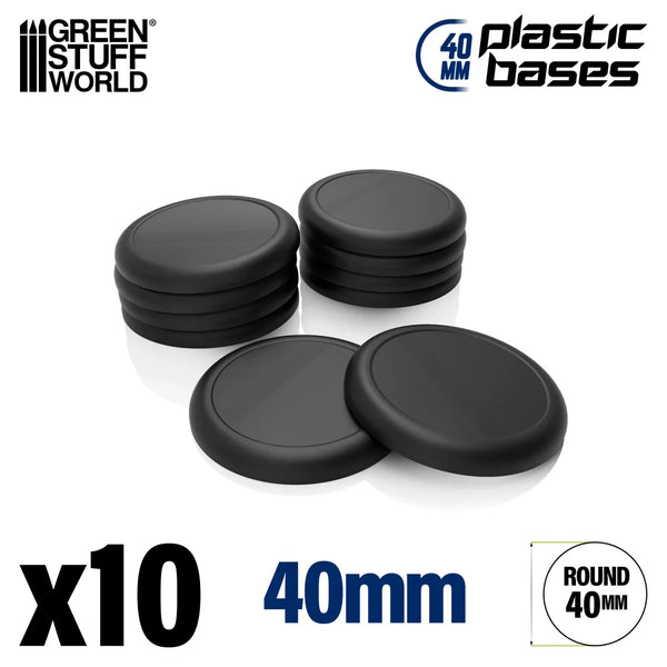 Plastic Bases - Round Lip 40mm 9828