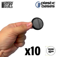Plastic Bases - Round Lip 40mm 9828