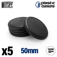 Plastic Bases - Round Lip 50mm 9829