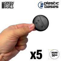 Plastic Bases - Round Lip 50mm 9829