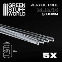 Acrylstäbe - Rund 1,6 mm KLAR 9856