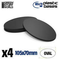 Ovale Bases Leeg 105x70 mm 4 stuks 9892