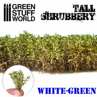 Shrubs / Tall Shrubbery - White Green 9927