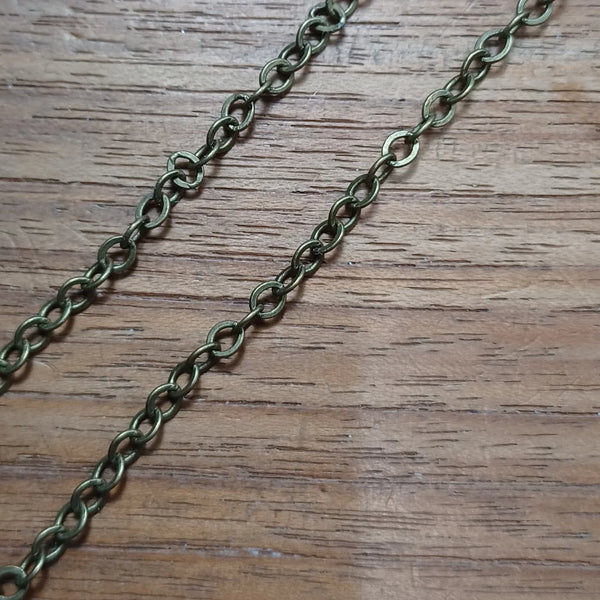 Link Chain Antique Bronze 3.5 mm 5 mtr