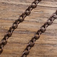 Link Chain Antique Copper 3.5 mm 1 mtr