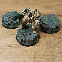 Basaltstein-Rundsockel, 40 mm, 3 Stück