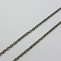 Gliederkette Antikbronze 1,5 mm 1 m