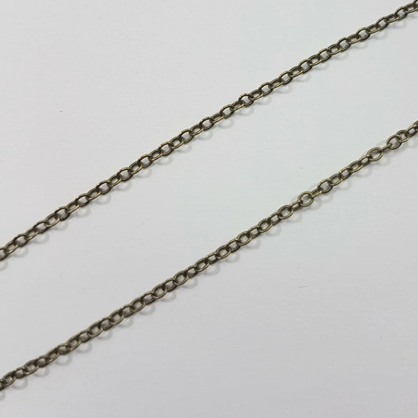 Link Chain Antique Bronze 2.0 mm 5 mtr