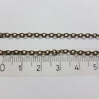 Link Chain Antique Bronze 2.0 mm 1 mtr