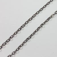 Schakel Ketting Gun Metal Black 2.0 mm 1 mtr