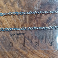 Gliederkette Silberweiß 2,0 mm 1 m