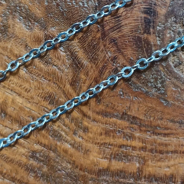 Gliederkette, silberweiß, 2,0 mm, 5 m