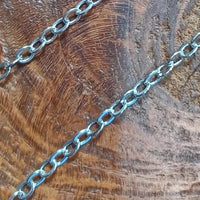 Schakel Ketting Zilver Wit 2.5 mm 5 mtr