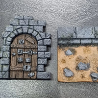 Ruine met deur (extra sloten)