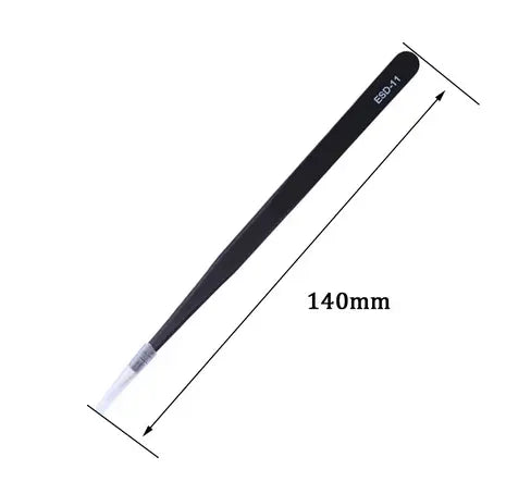 Tweezers with point (small curve) 13.5 cm ESD-11