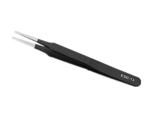 Tweezers with point (rounded) 12 cm ESD-13