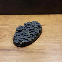 Basaltstein, ovale Basis, 90 mm