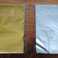 Gold Silver foil 9x9cm 100 sheets