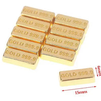 Goudstaven 10 Stuks 1:12 Poppenhuis Miniatuur