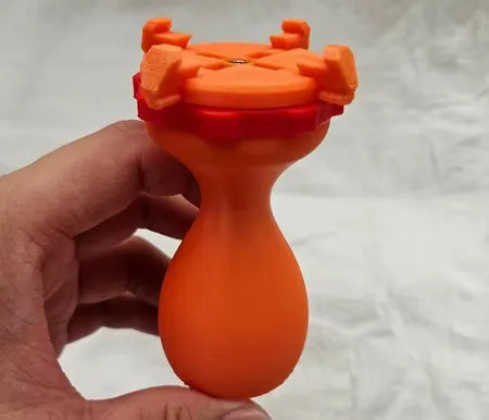 Miniatuur Schilder Handgreep voor Bases Rood
