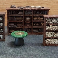 Boekenkasten set 5 delig inclusief Wizards Table