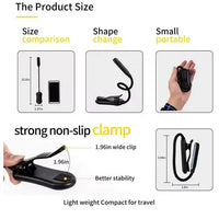 Mini Ledlamp met klem 6500K