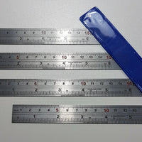Lineal aus Edelstahl, 15 cm, 6 Zoll