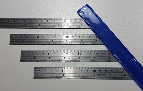 Lineaal RVS 15 cm 6 inch